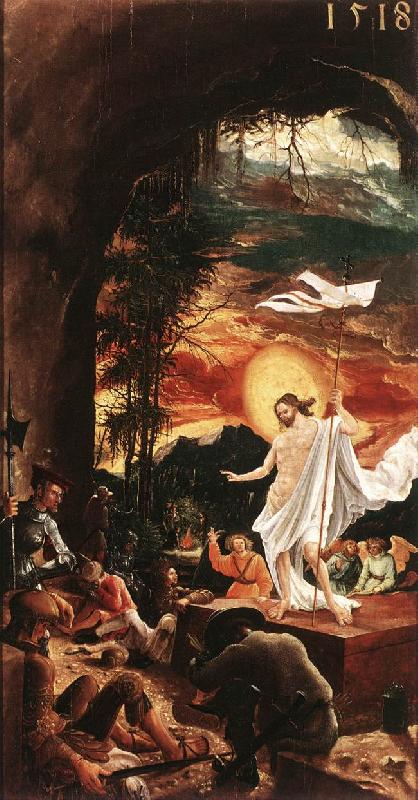 ALTDORFER, Albrecht The Resurrection of Christ  jjkk France oil painting art